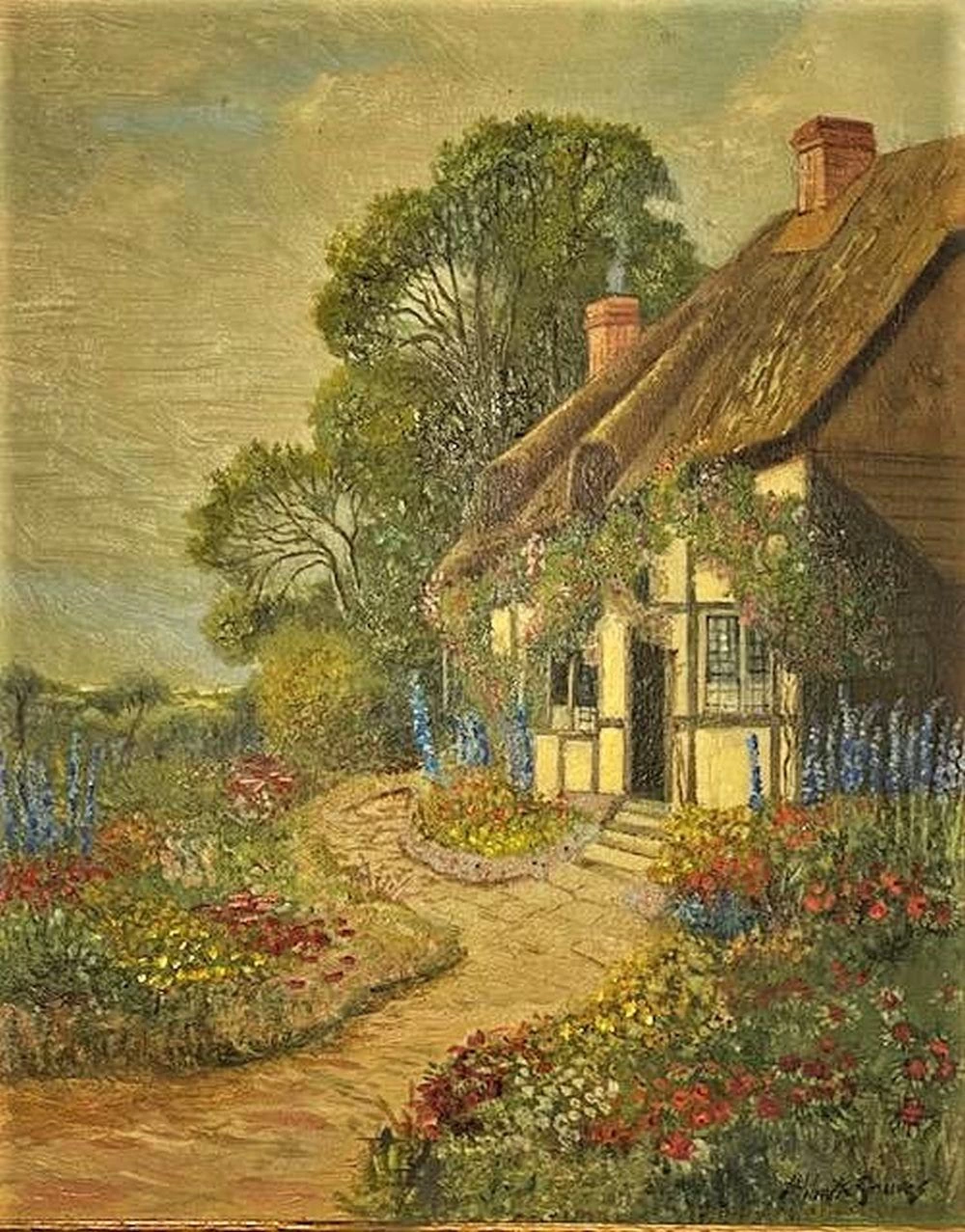 Abbott Fuller Graves-3-Casa e giardino